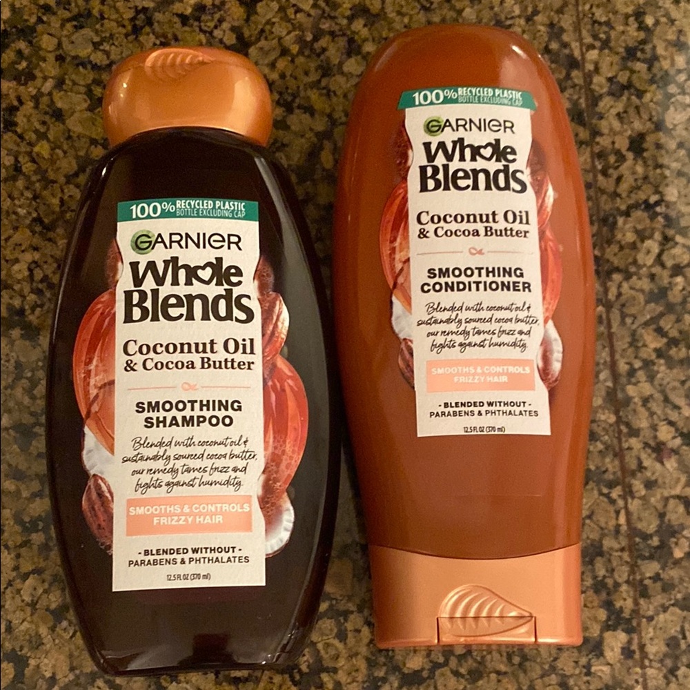 Garnier Whole Blends Coconut Oil & Cocoa Butter Shampoo and Conditioner Set